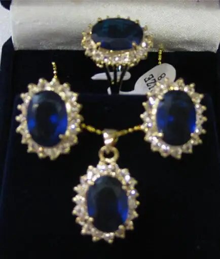 Комплект из колье серёг и кольца 7-9 дюймов | Украшения аксессуары