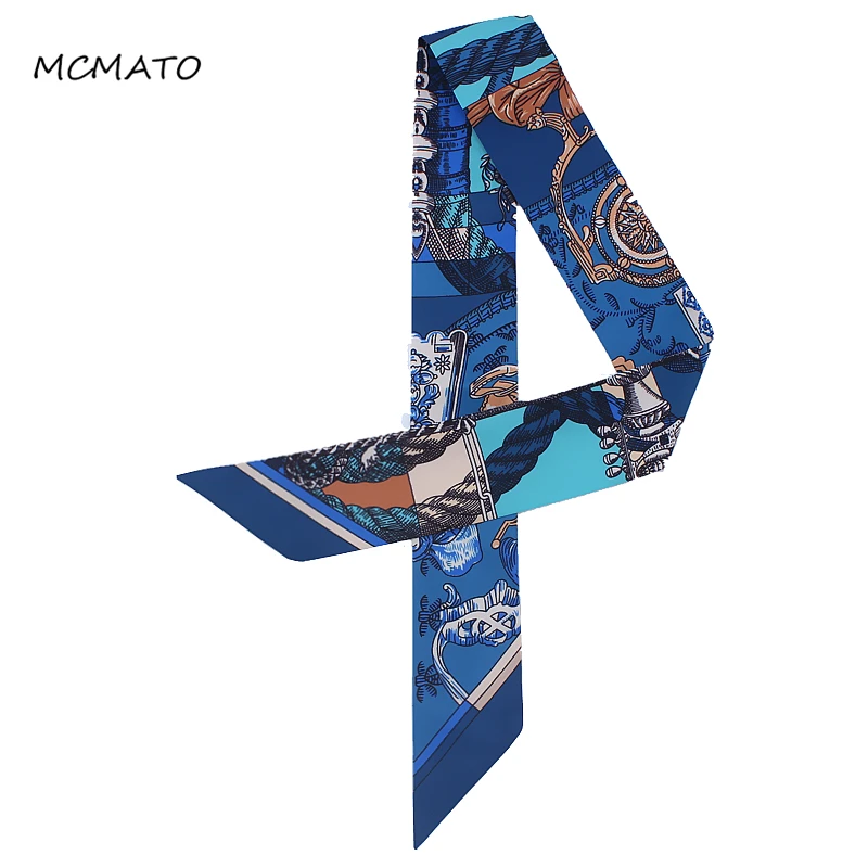 Новый Модный женский шарф роскошные брендовые поводки тонкие длинные шарфы на