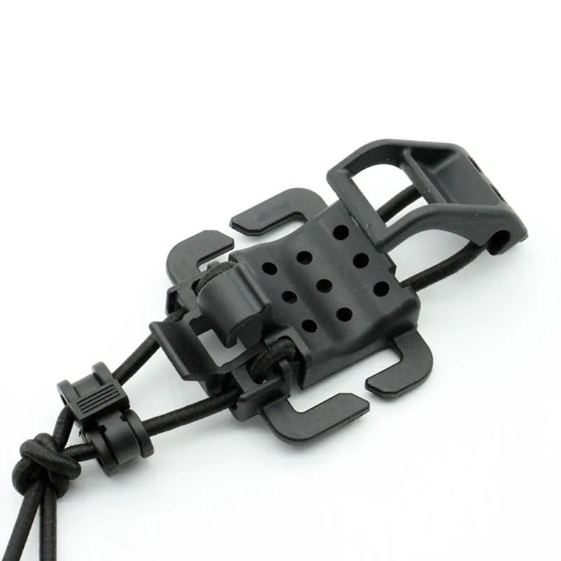 Открытый Molle пряжка для ремня зажим застежка тактический фонарик ледоруб трость