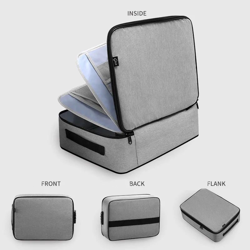 Дорожная сумка для хранения билетов большая емкость сертификаты файлы