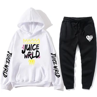hot sale j uicewrld hoodie suit sweatshirt pants juice wrld juice wrld juicewrld trap rap rainbow tomography juice world