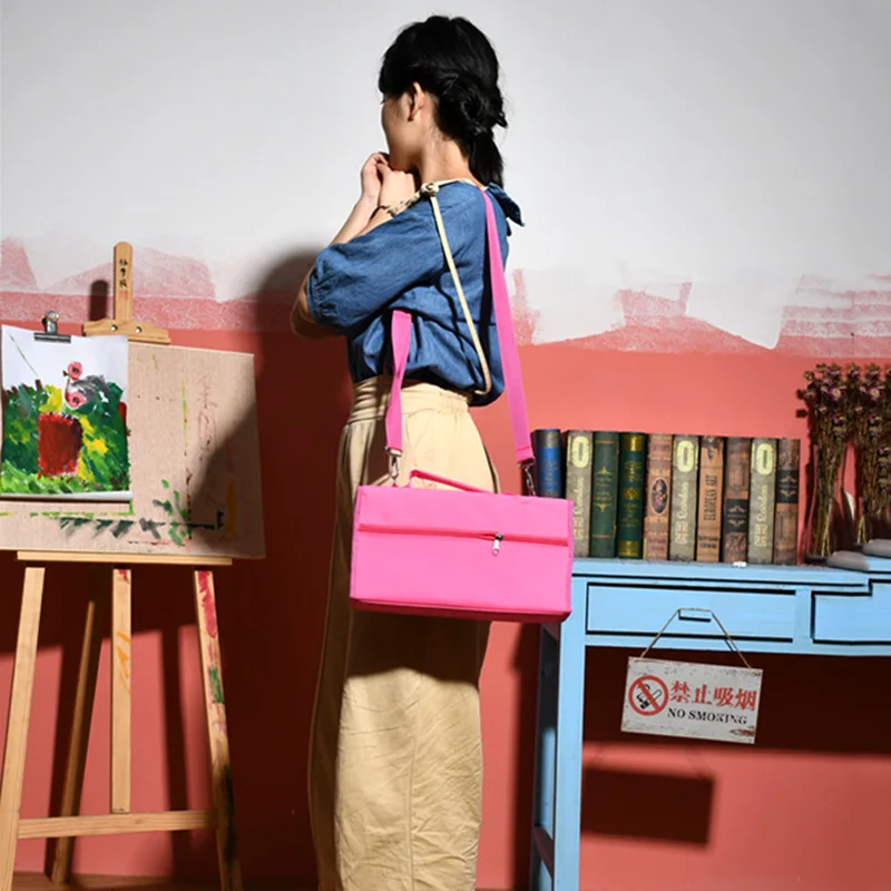 

80 Holes Premium Quality Oxford Pencil Case Markers Bag Portable Large Capacity School Pencil Bag For Painting Supplies