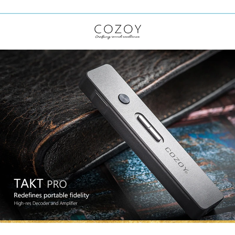Портативный усилитель COZOY TAKT PRO SABRE9018Q2C USB ЦАП Поддержка PCM 32 бит/384 кГц DSD256 сделано