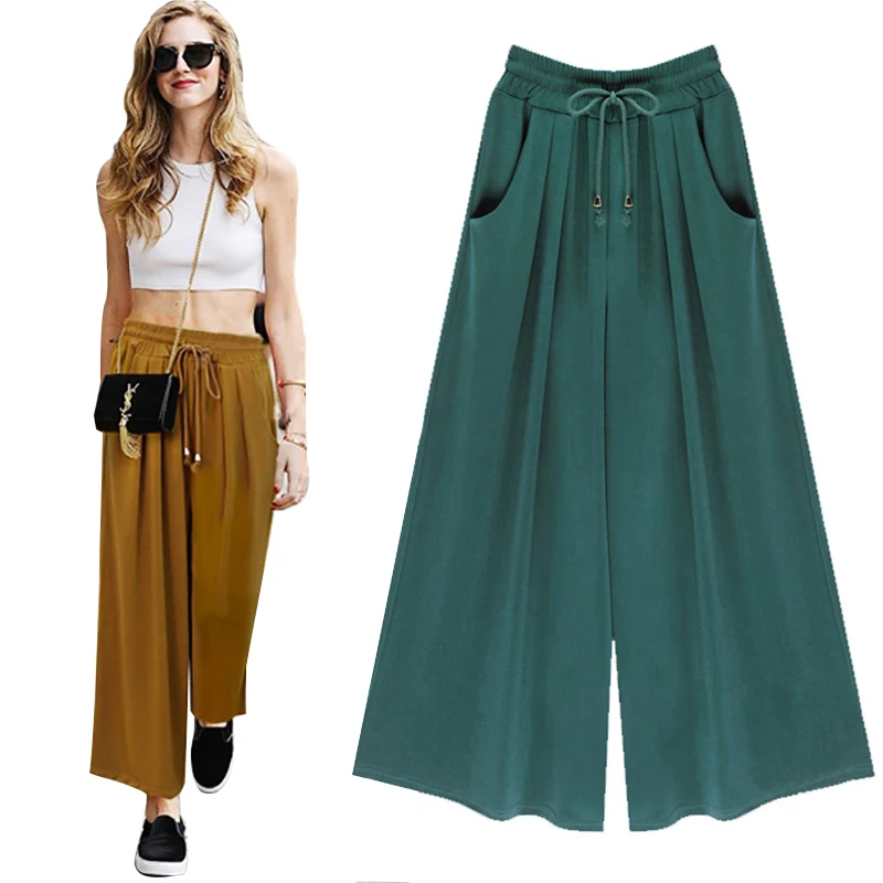 Модные женские брюки-Слаксы и широкие брюки для отдыха | Женская одежда