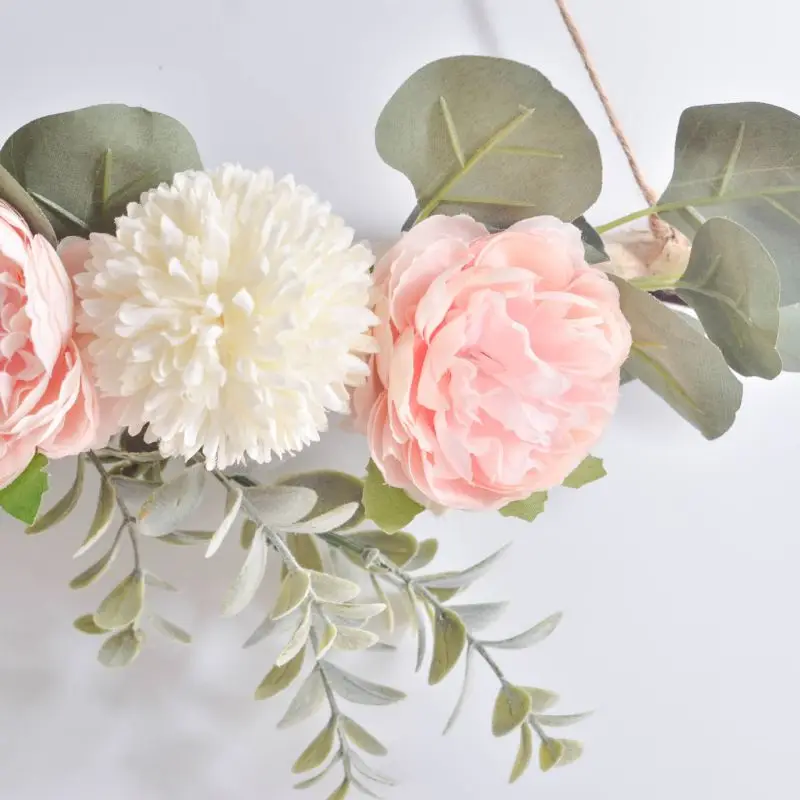 Синее заклинание 5 порошковых гортензий сухая ветка настенный подвесной