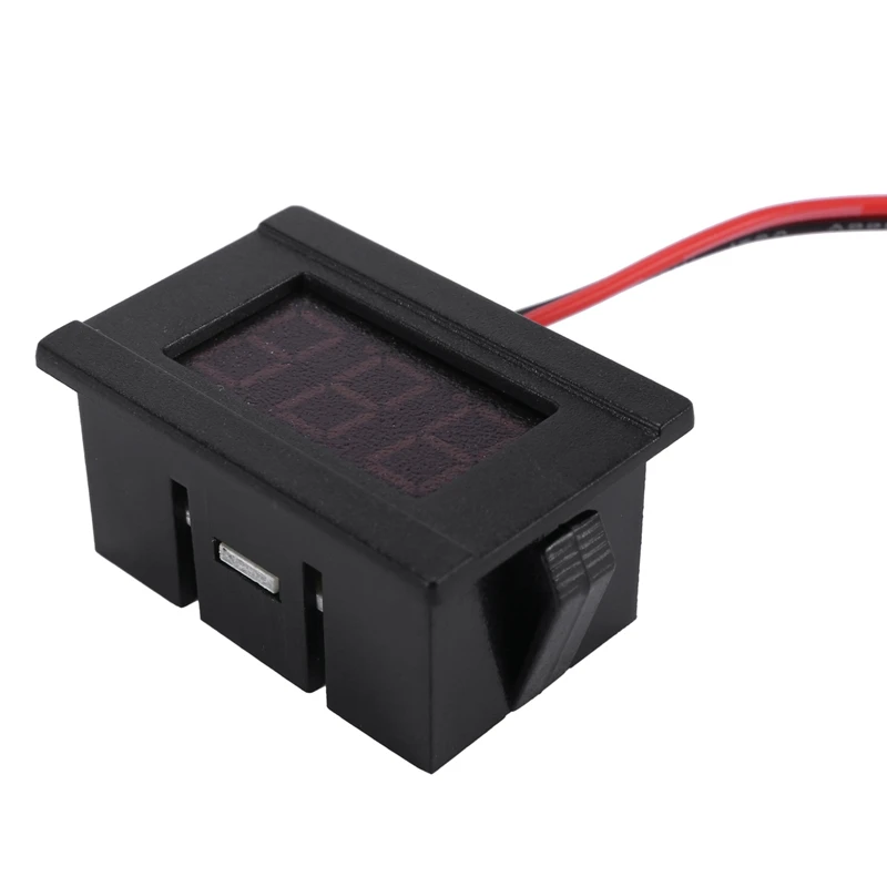 

DC Digital Voltmeter Head 0.36 inch LED Digital Voltmeter DC 4.5-30V Motorcycle Voltmeter Three-wire