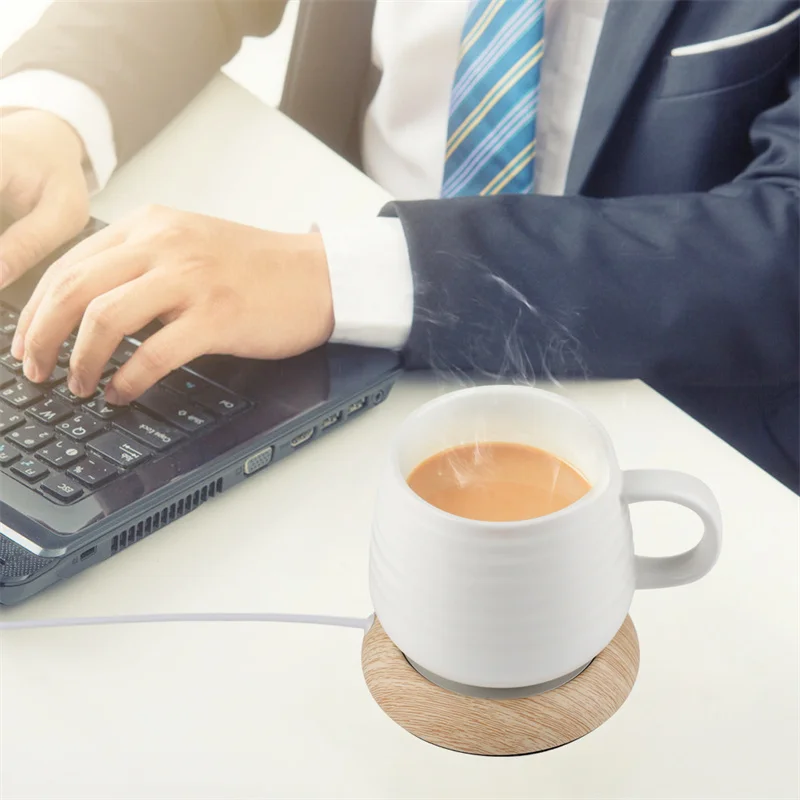 Нагреватель для чашки кофейной кружки коврик подогреватель горячего чая быстрый
