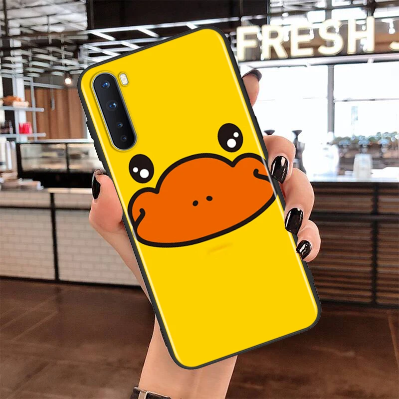 

Soft TPU Cover Hot Yellow Fashion Duck for OnePlus Nord N100 N10 8T 8 7T 7 6T 6 5T Pro Black Phone Case