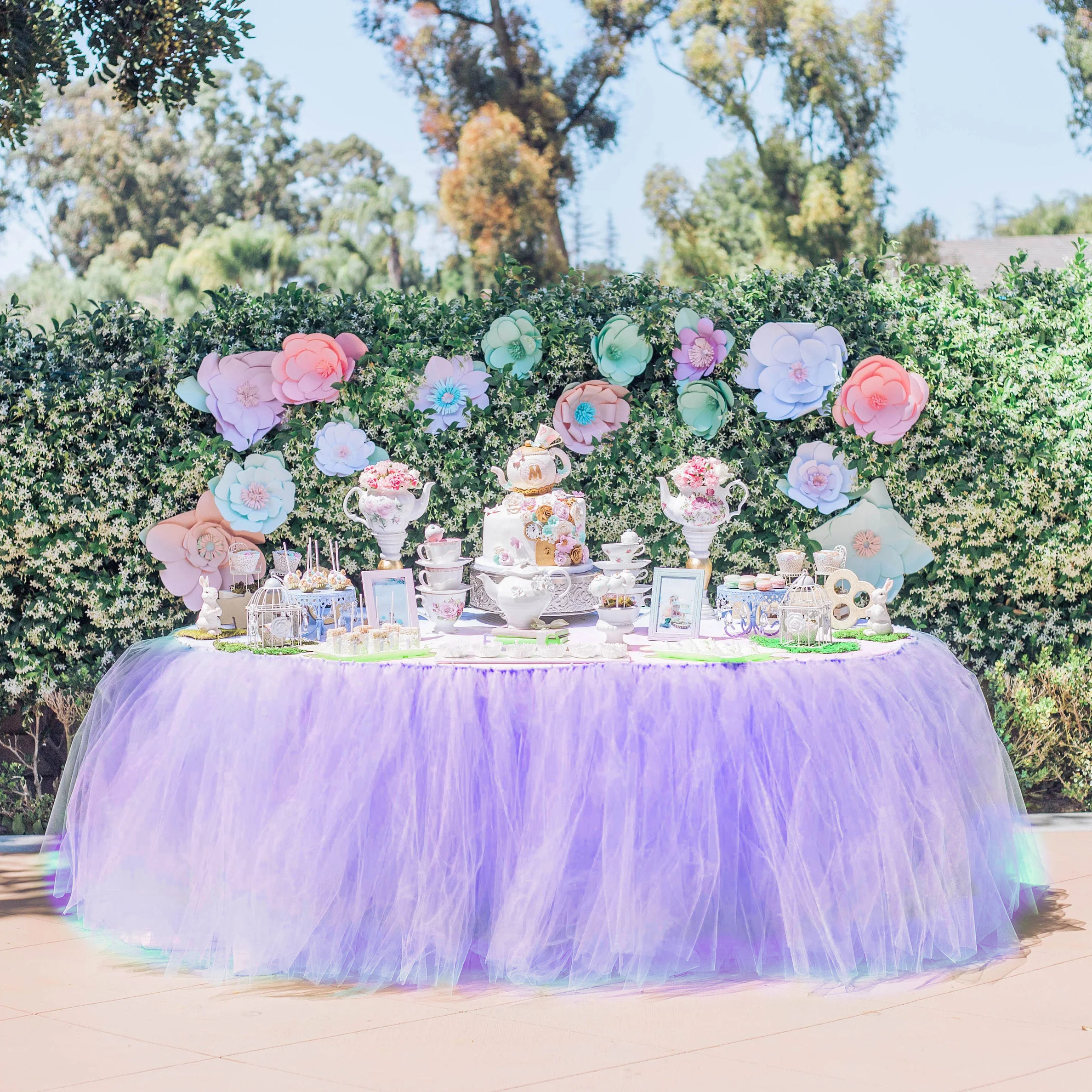 Юбка пачка для стола тюлевые скатерти и салфетки Рождественский Декор