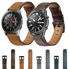 Ремешок кожаный 22 мм для Samsung Galaxy Watch 3 45 мм, сменный Браслет для Galaxy Watch 46 мм Gear S3, аксессуары для наручных часов