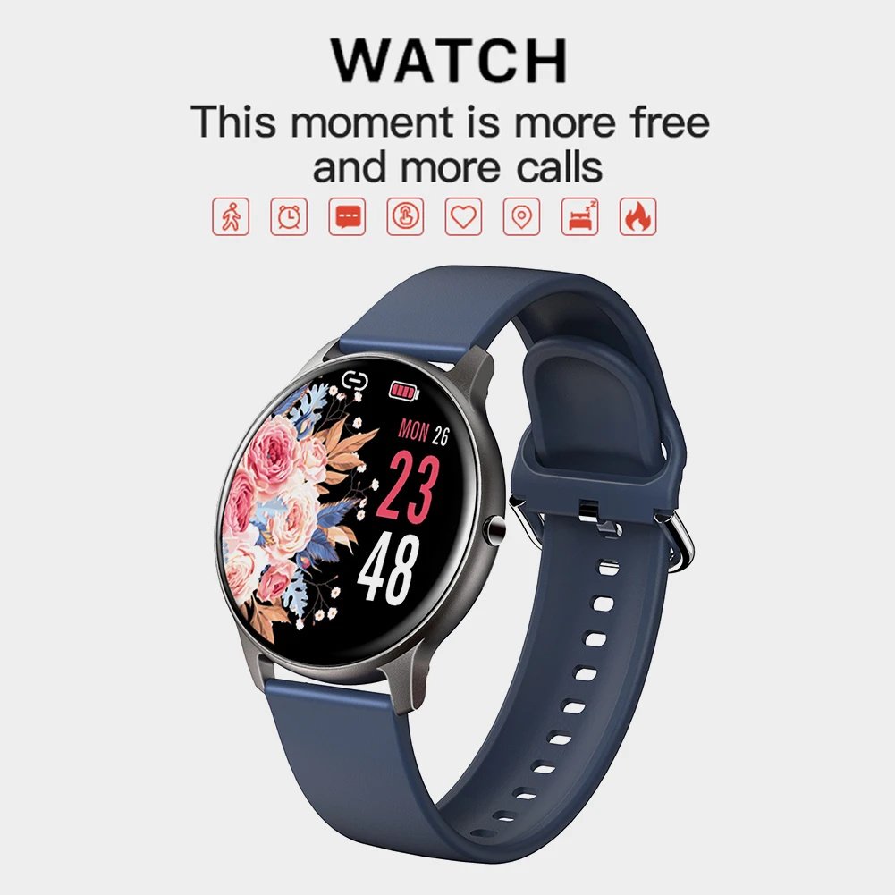 LW02 Smartwatch 1 4 дюймов сенсорный экран Экран монитор сердечного ритма во время сна