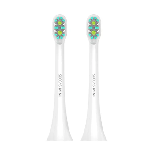 Mini White 2 шт Xiaomi Soocare Soocas X3 X3S Чистящая Щетка для зубной щетки сменные головки - Цвет: Mini White