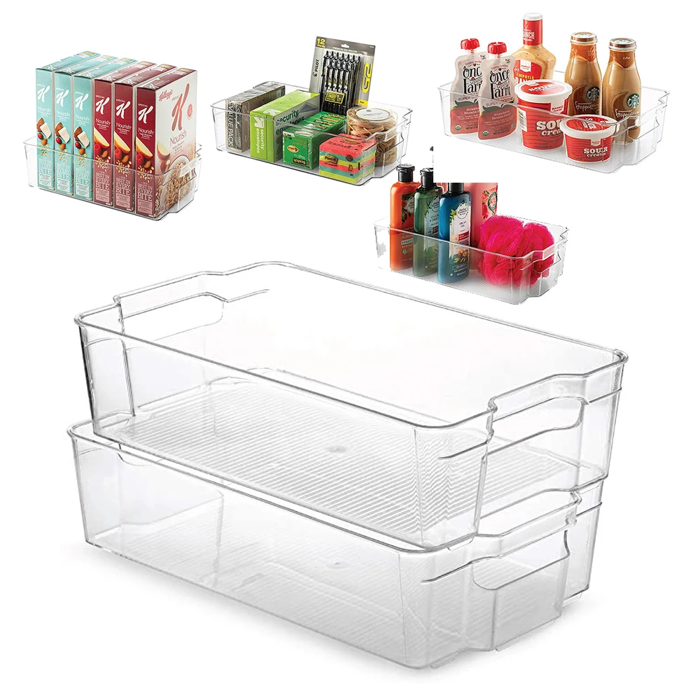 

Kitchen Refrigerator Storage Box Household Transparent Pull-Out Type Fruit And Vegetable Fresh-Keeping Box Frozen Food Box