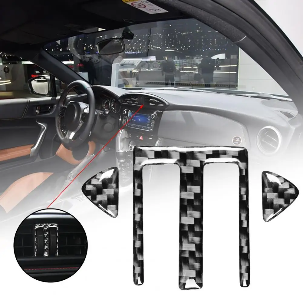 

Термостойкая универсальная Накладка на решетку воздуховода из углеродного волокна с центральным управлением, 3 шт., износостойкая наклейка...