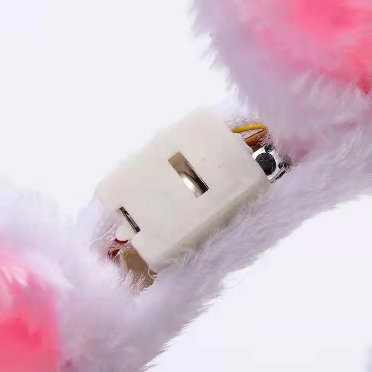 Светящаяся игрушка кролик обруч для волос плюшевые мигающие волосы Горячая