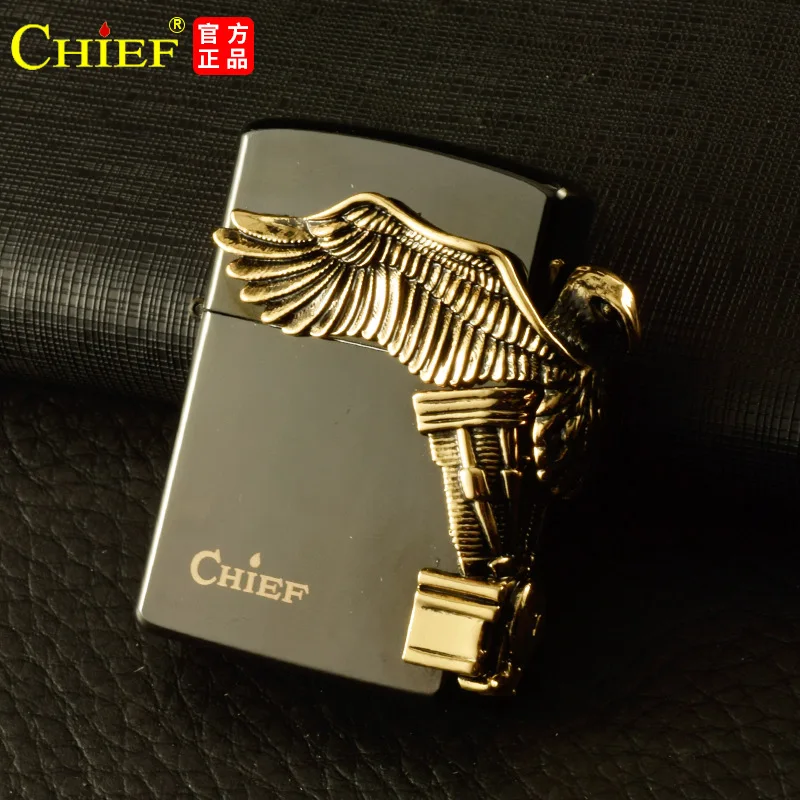 

Chinese brand leader kerosene side eagle wings personalized stamp creative retro old grinding machine