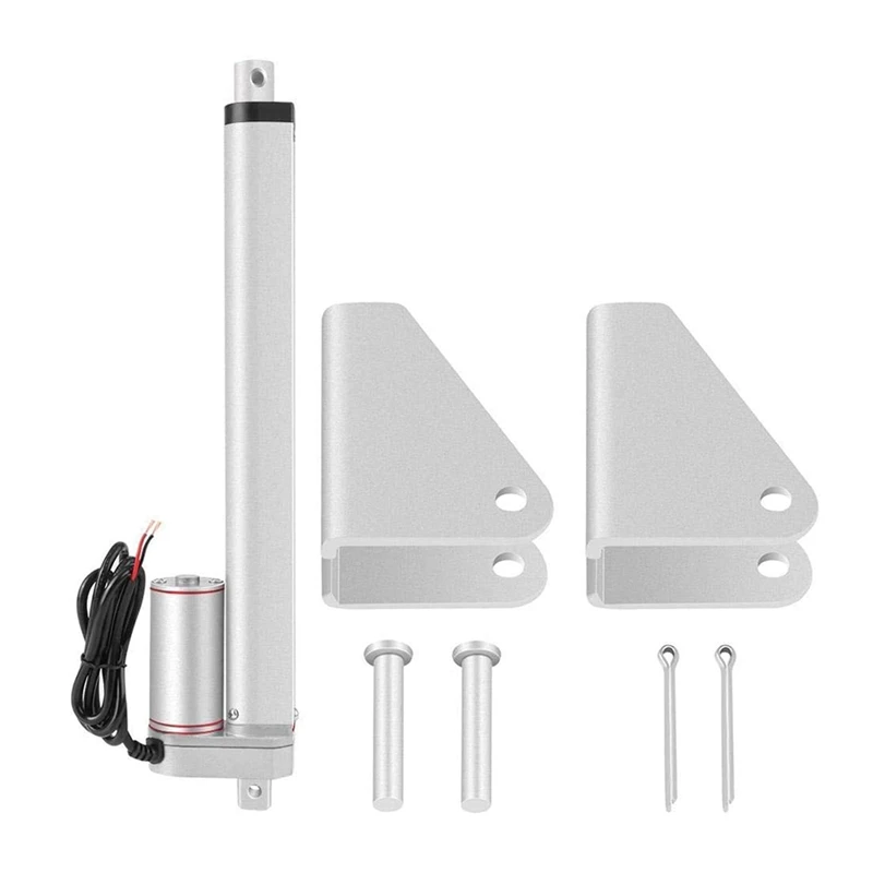 Линейный привод 24 В постоянного тока ход 250 мм прямой линейный электрический 750N