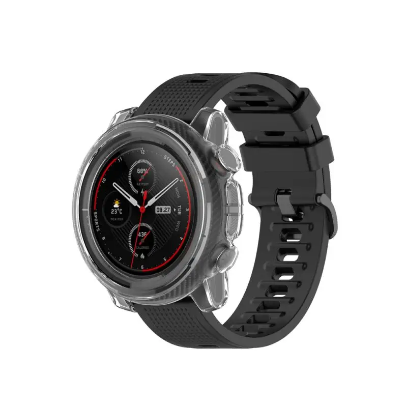 Подходит для смарт-часов Amazfit Stratos 3 Huami спортивные часы защитный чехол мягкий ТПУ