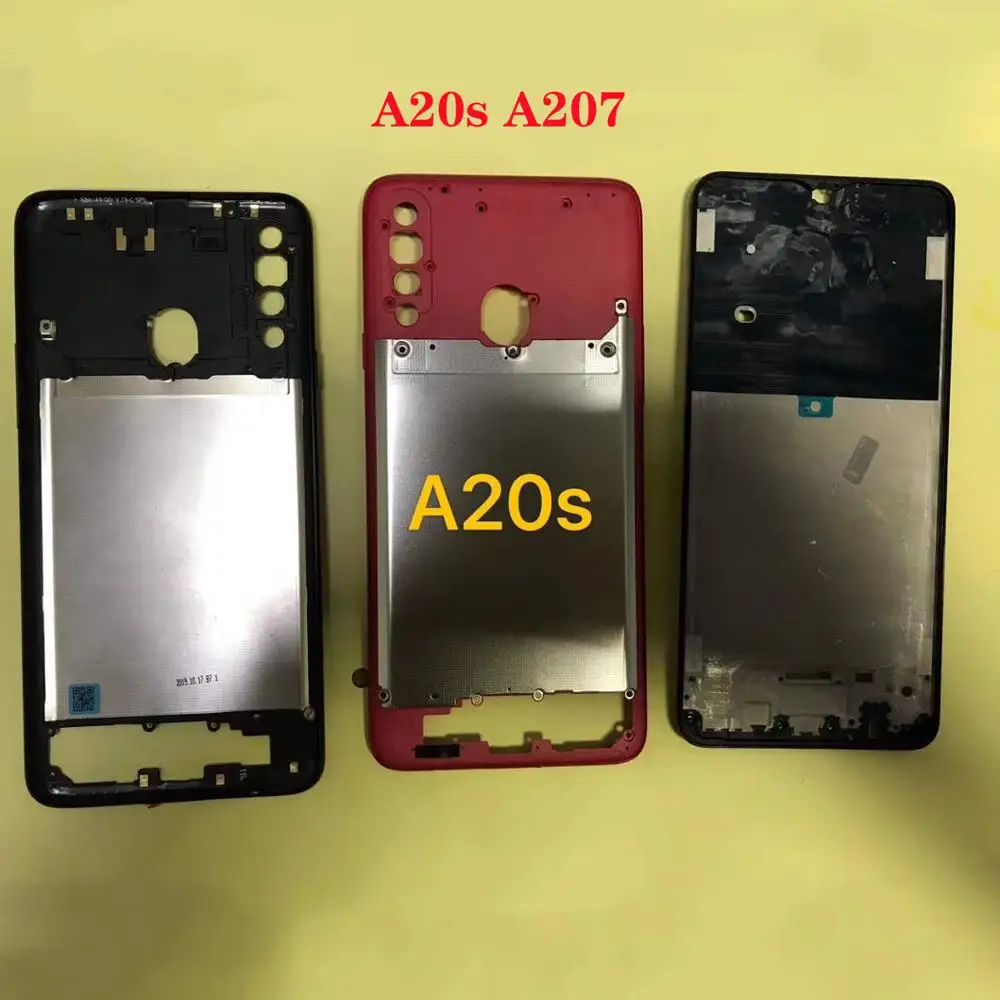 

For Samsung Galaxy A10s A107 A20s A207 A30s A307 A50s A507 A70s A707 middle Frame Faceplate Housing Replacement