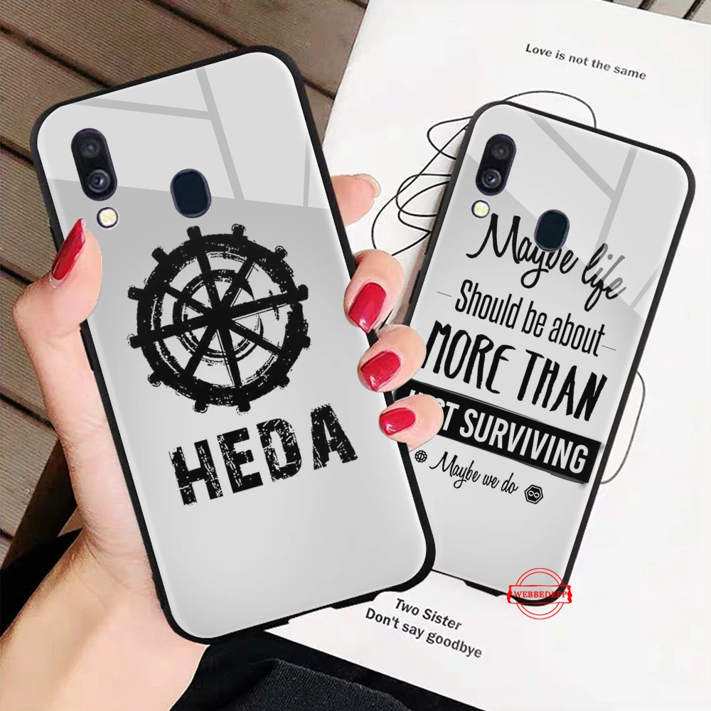 Стеклянный чехол Heda Lexa 100 TV Show для Samsung S7 Edge S8 S9 S10 Plus A10 A20 A30 A40 A50 A60 A70Note 8 9 10 |