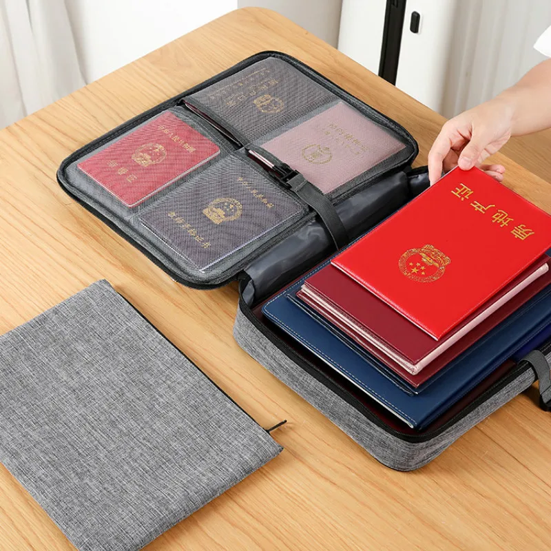 

Portable Multifunction Storage Bag with Code Lock Large Zipper File Holder Organize The Box Storage Bag Home Storage Bag DA60SN