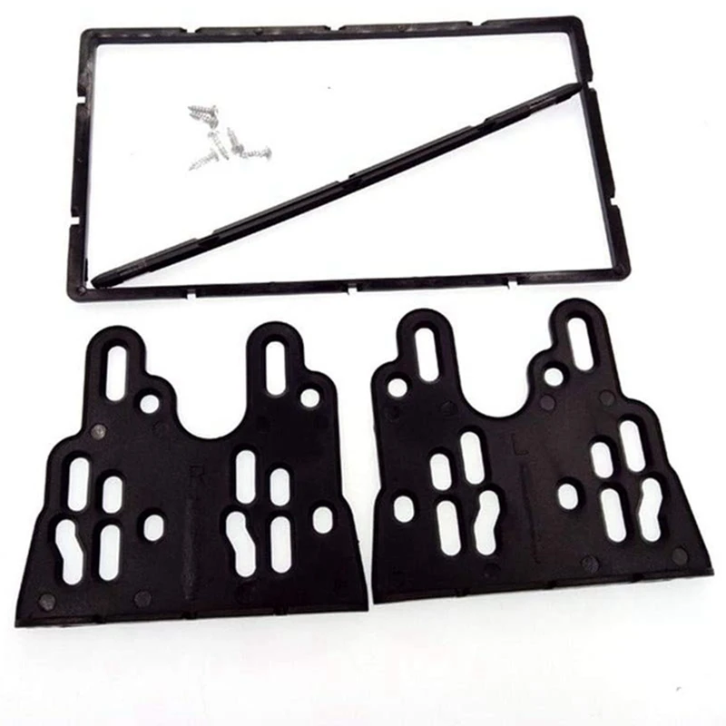 Double Din Fascia for Mitsubishi Pajero Sport Triton L200 Radio DVD Stereo Panel Dash Mounting Installation Trim Kit | Автомобили и