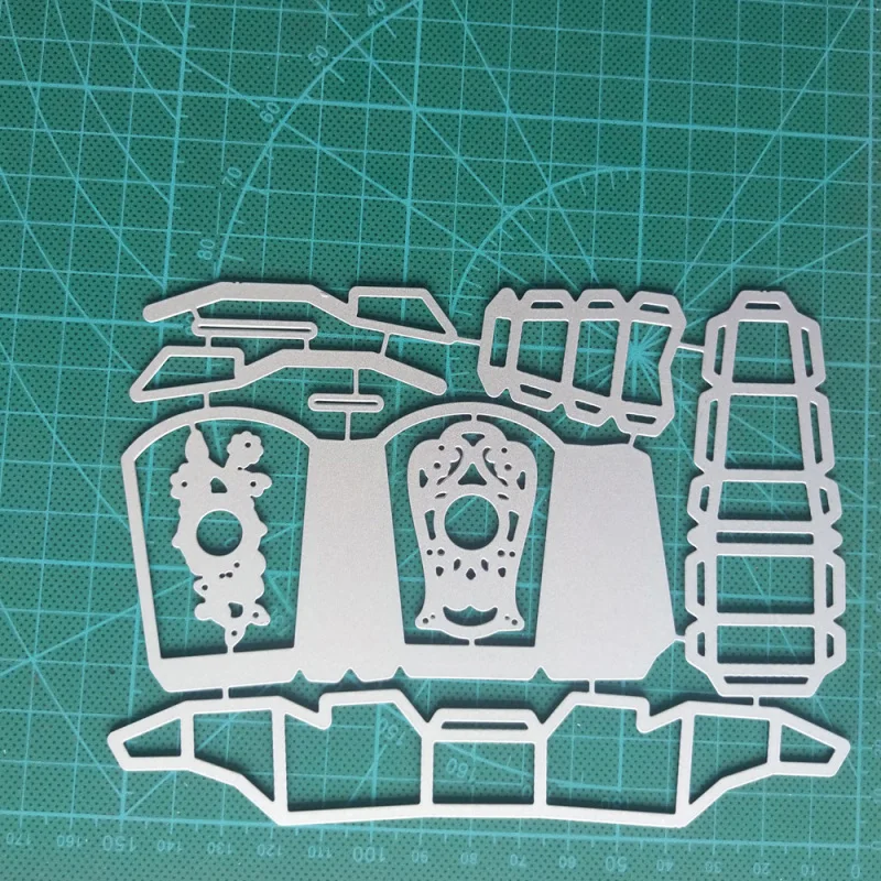 Пресс-формы в виде школьного автобуса 2020 для скрапбукинга подарочных открыток на