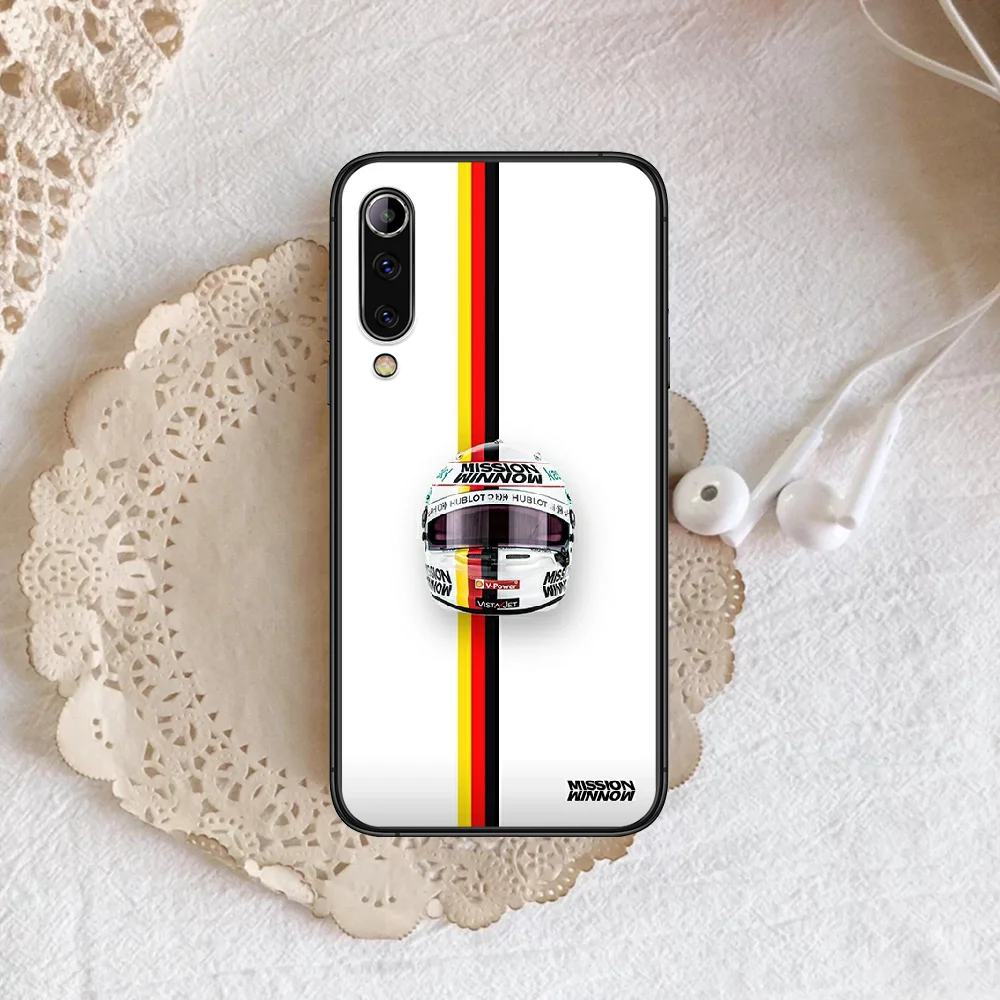 

Sebastian Vettel F1 5 Phone Case Cover Hull For Xiaomi Mi 8 9 10 T note 10 Lite Pro 5G A pocox 2 3 black Shell Soft Cell