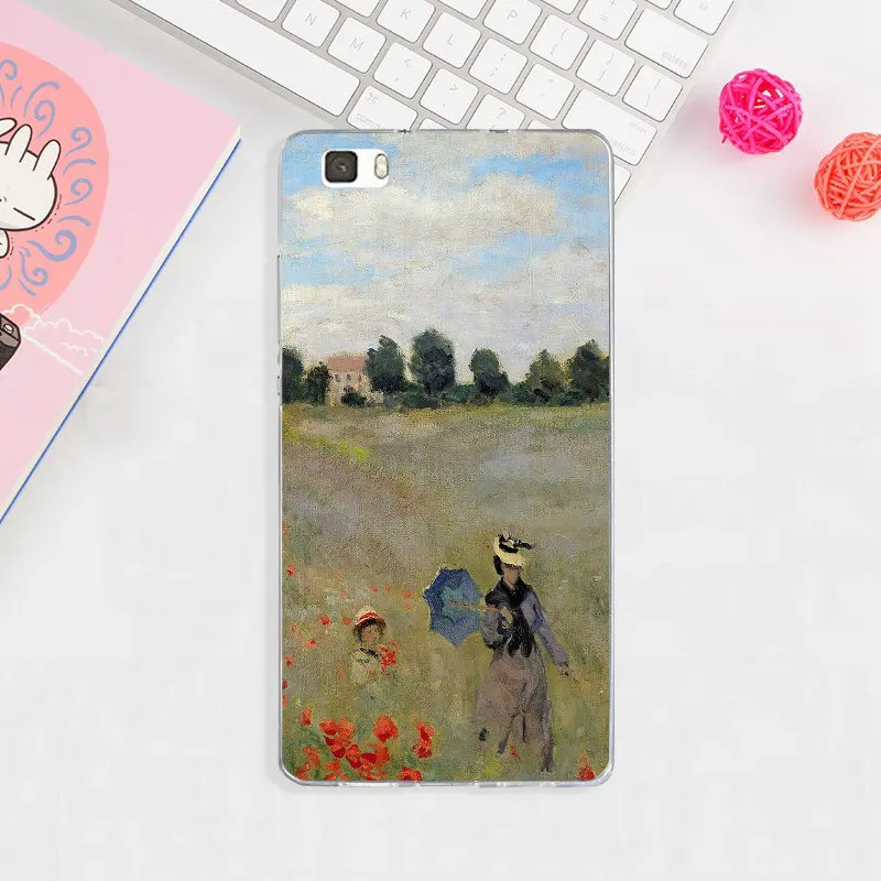 Claude Monet Impression Rising Sun Soft Phone Case for Huawei Honor 6 6A 6C 6X 7 7A 7C 7X 8 8A 8C 8S 8X 9 10 20 Lite Pro | Мобильные