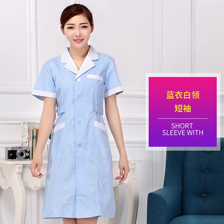Униформа для медсестры Женская медицинская униформа одежда работы аптека белое