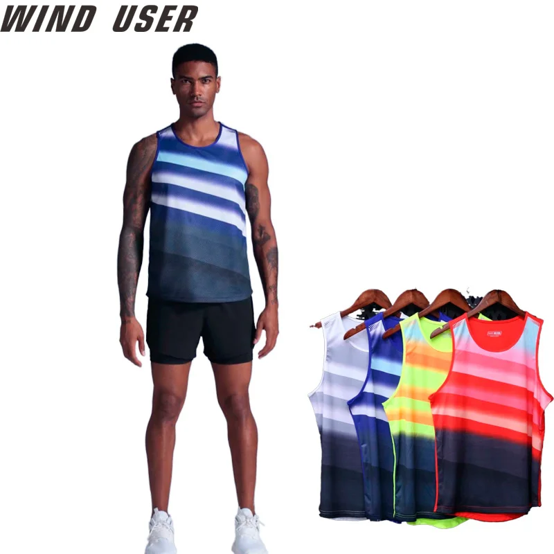 

Running Vest Sleeveless Shirt Summer Slim Tank Men Sport Vest Top New Workout Training Gym vest