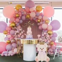 pastel birthday balloons party latex balloon garland colorful candy wedding parti decoration 5 36inch big helium baloon arch toy
