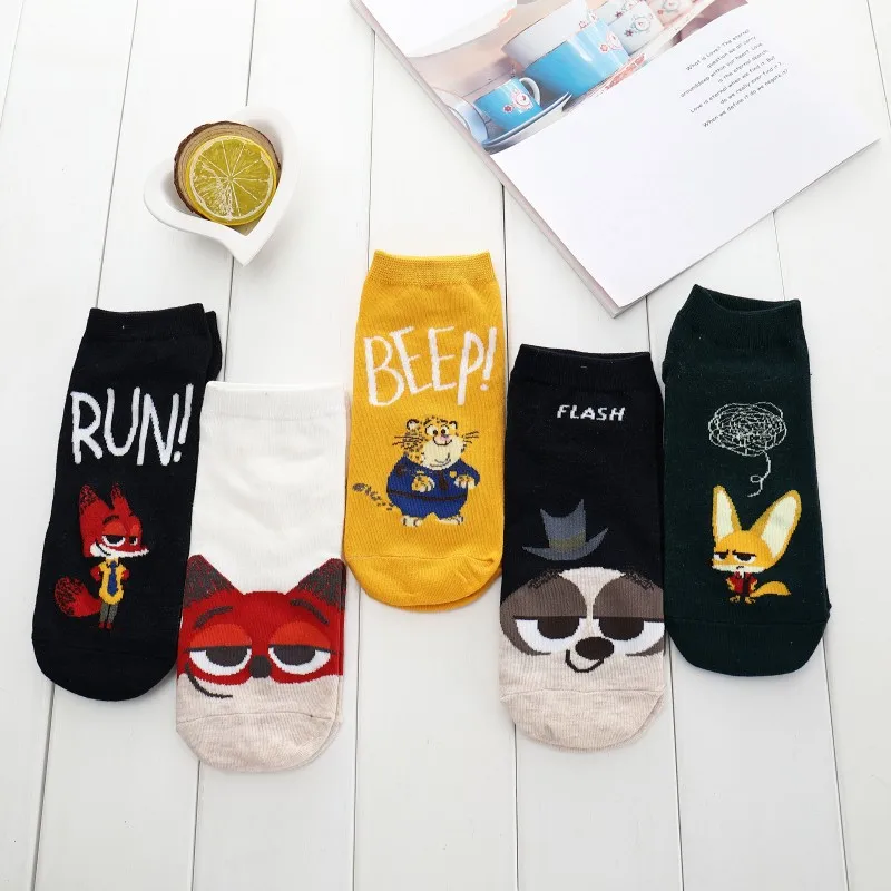 Японский вариант однотонные короткие носки с закрытым носком Модные женские