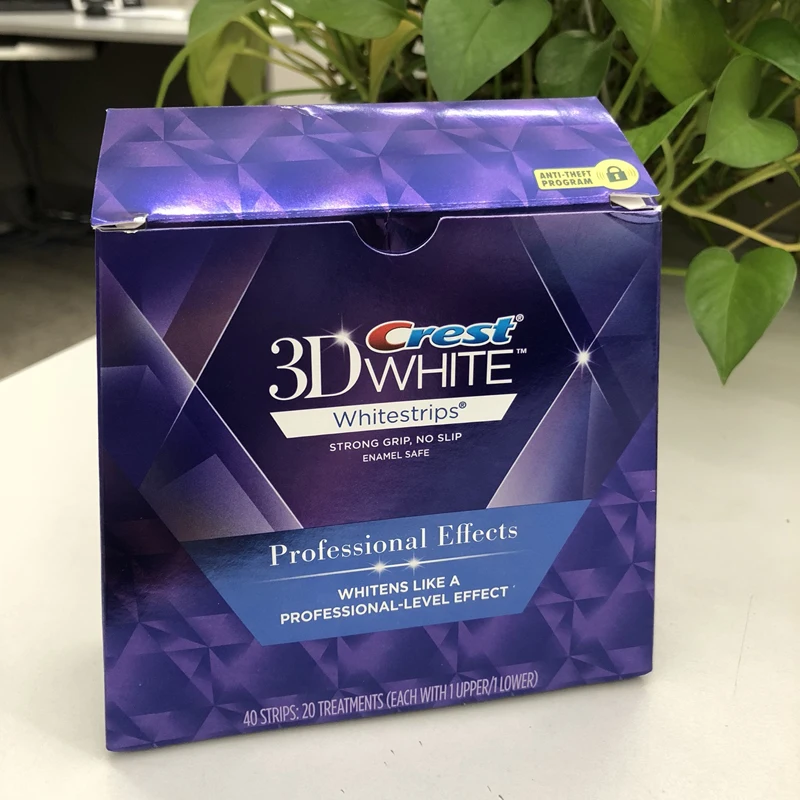 

VIP 3D N White Whitestrips Teeth Whitening Kit Oral Hygiene Professional Effects Dental Care Products Original 40 Strips 20Pouch