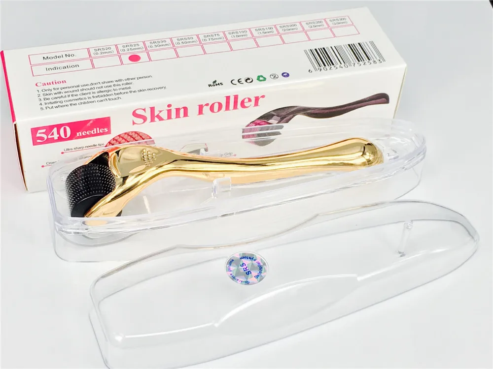 DRS 540 микро игольчатый роллер для кожи титана Mezoroller Microneedle Dr ручка машина для ухода за кожей и ухода за телом Dermaroller