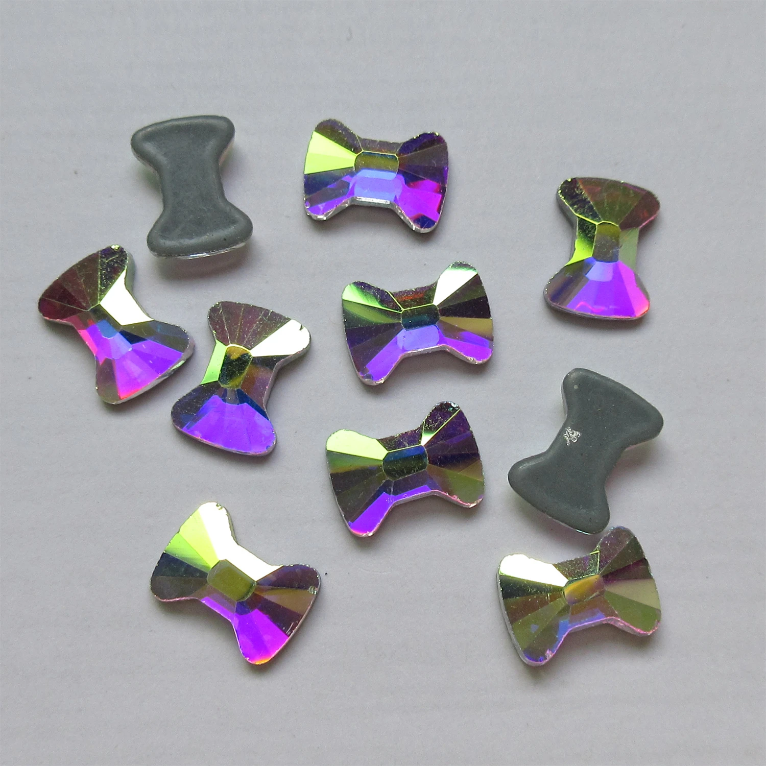 

Special Shape Crystal AB Hotfix Rhinestones Glass Strass Hot Fix Iron On Flatback Gem Stones For Fabric Garment Decoration
