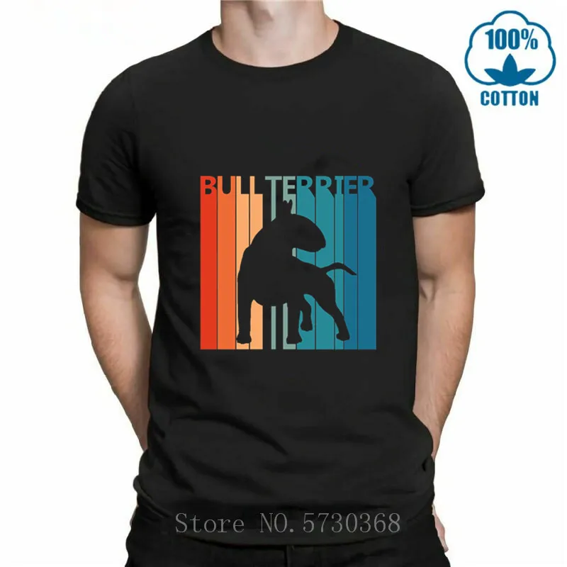 Забавная Милая футболка с английским бультерьером Dab Мужская 2021 Новые Топы