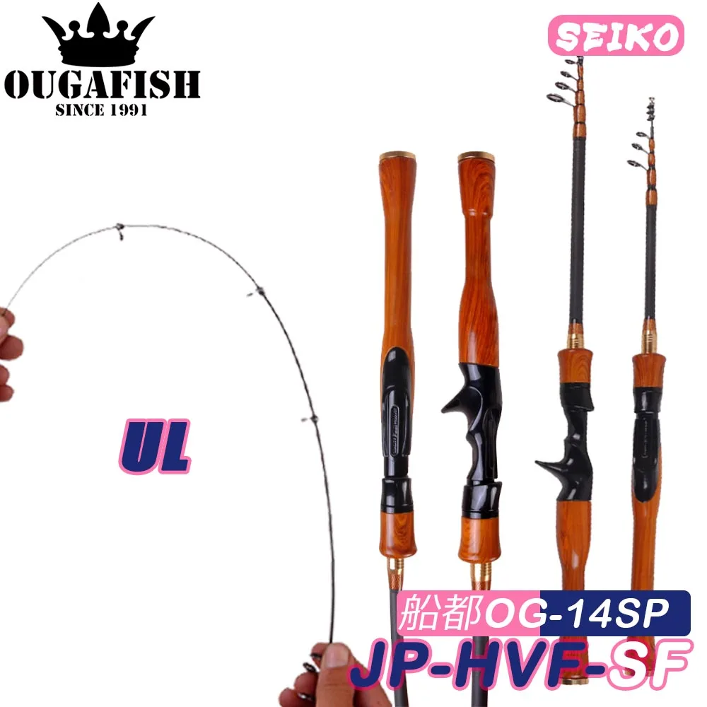 

Spinning Casting Ultralight 1.68m-2.1m Fishing Rod Canne A Peche Carbonne Vara Telescopica Surfcasting Peche En Mer Accesorios