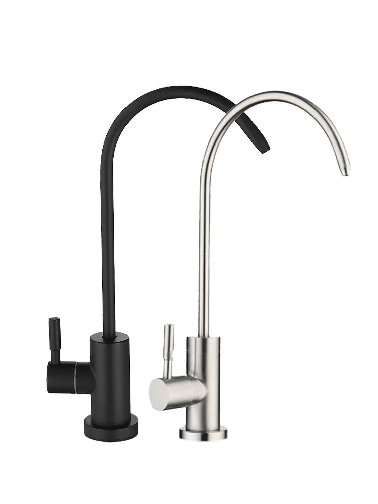 top 14 purified water faucet stainless steel reverse osmosis ro drinking water filter system faucet 360 degree rotating spout free global shipping