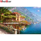 Квадратный алмаз 5D DIY пейзаж алмазной живописью декорации Стразы для вышивки мозаика вышивки крестом домашний декор ZWQ