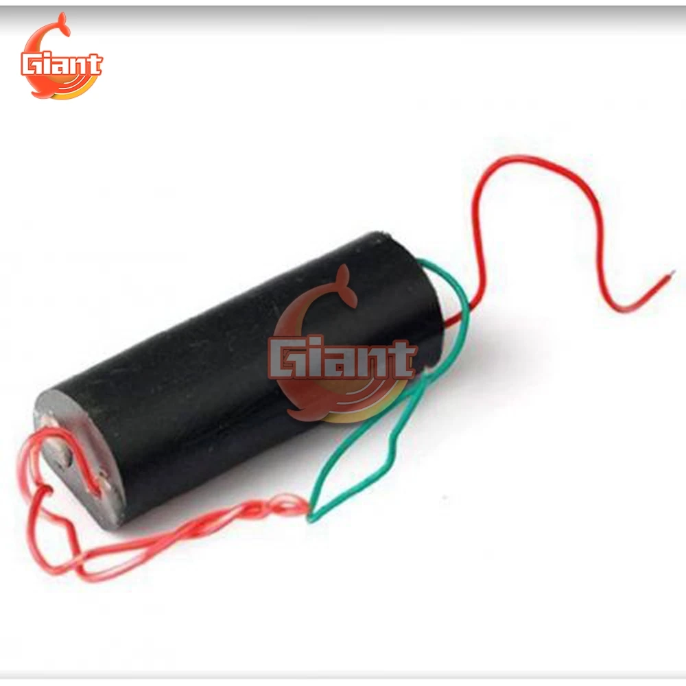

DC 3.7V-6V 2A-5A 5V 56mm 400kv 400000V Boost Step Up High-voltage Generator Ignition Coil Pulse Power Module Igniter
