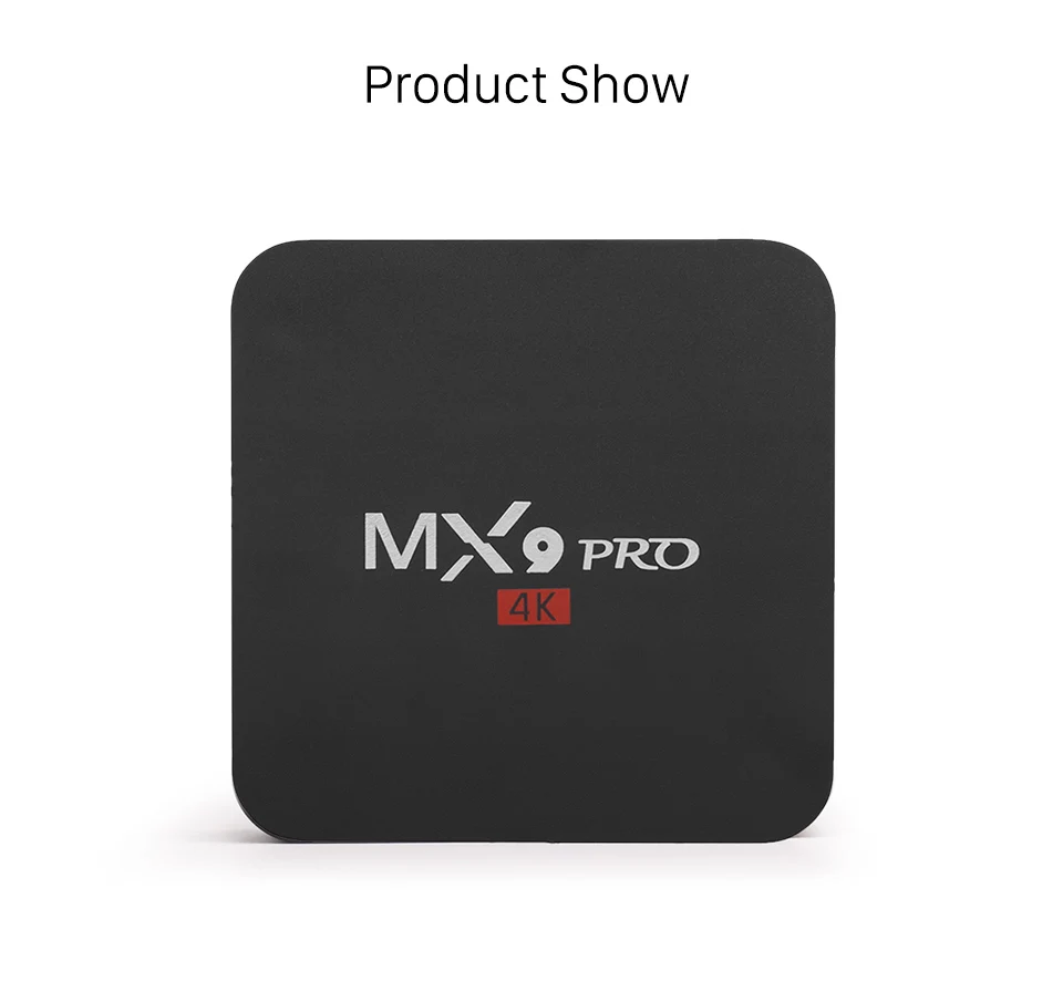 MX9pro 4K Smart Android 8,1 tv Box 1 ГБ ОЗУ 8 Гб ПЗУ HD 2,0 MX9 PRO Rockchip RK3228A Поддержка 2,4G wifi 100M Ethernet медиаплеер