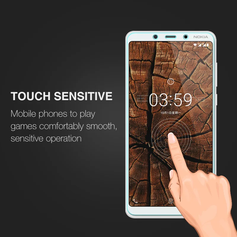Для Nokia 3 1 Plus 2 шт. Защитная пленка для экрана закаленное защитное стекло HD 9H