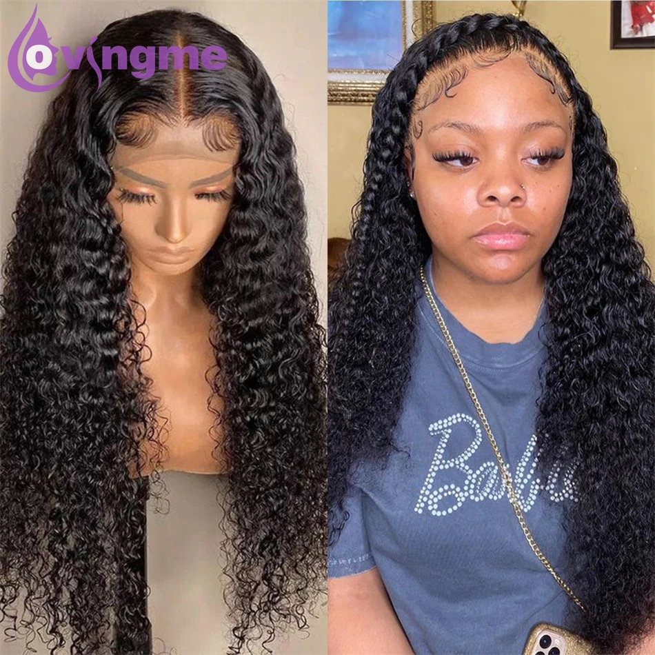 

Парик из натуральных волос с глубокой волной, 30/32/40 дюймов, 13x4