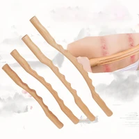 natural beech wooden neck shoulder back massager scrape wood guasha stick for massage gouache therapy spa beauty salon health