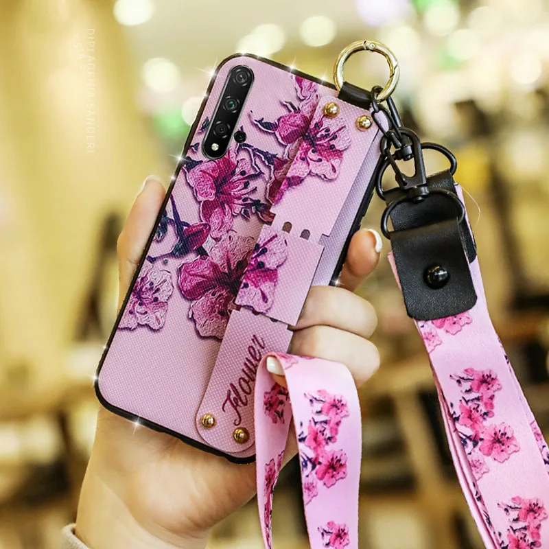 Чехол Teppka для huawei Honor 20 Pro чехол 10 Lite блестящий ремешок браслет с тиснением