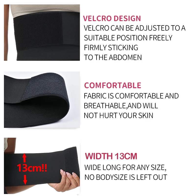 Premium Bandage Waist Trainer Band Tummy Control Adjustable Waist Trimmer Lumbar Support Plus Size Wrap Corset Sauna Belt Strap