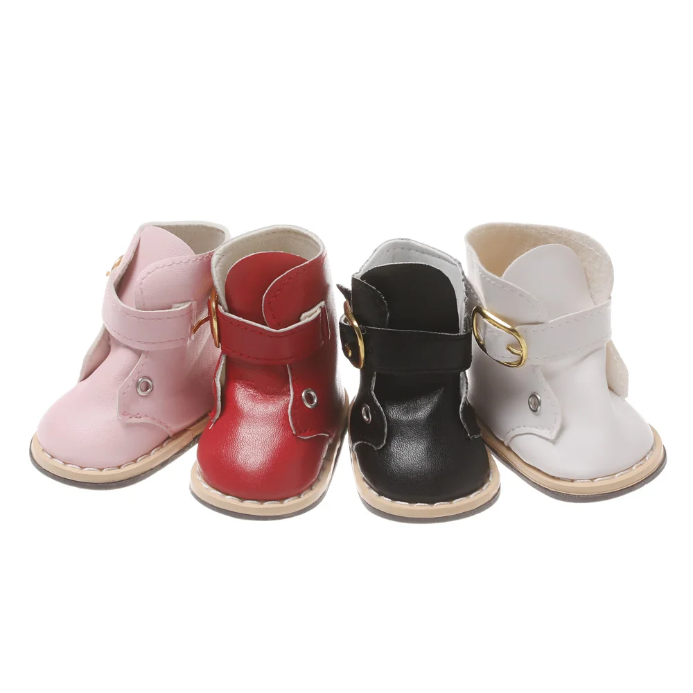 Новые кукольные сапоги обувь из искусственной кожи для 18 дюймов ручной работы