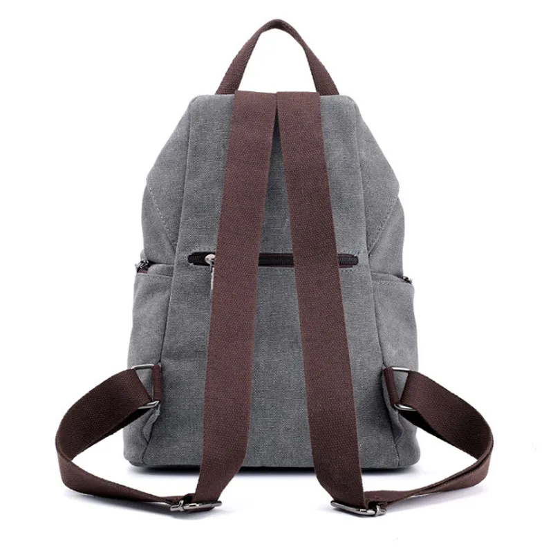 

High Quality Canvas Women's Bag Retro Leisure College Style Backpack Fashion Korean Version Casual Versatile Backpack
