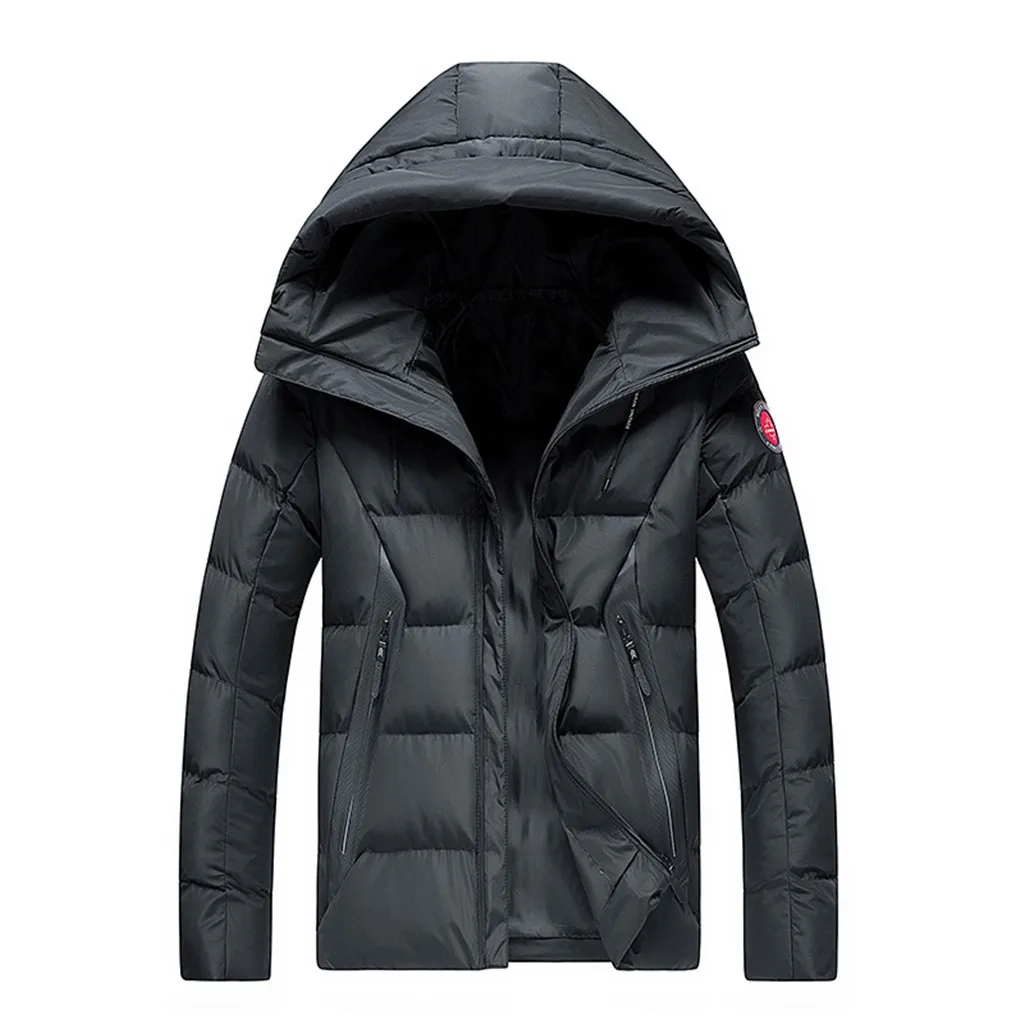 Мужская модная ветрозащитная парка новинка 2019 парки с капюшоном пальто для